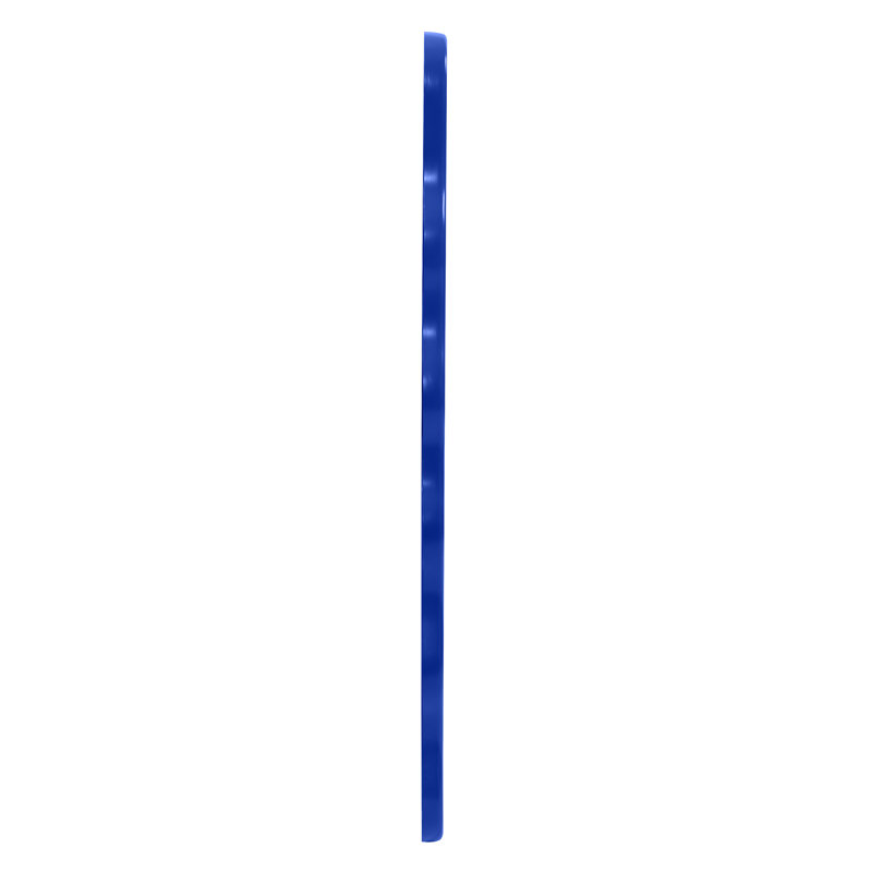 Royal Blue Scalloped Frame Rectangular Wall Mirror