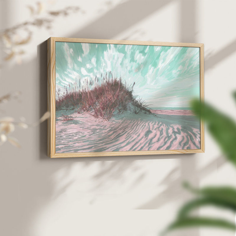 Dramatic Dunes I - Impression encadrée - Restickable, H 8 po x l 10 po, Naturel