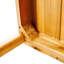 Table de salle à manger d'extérieur en bois