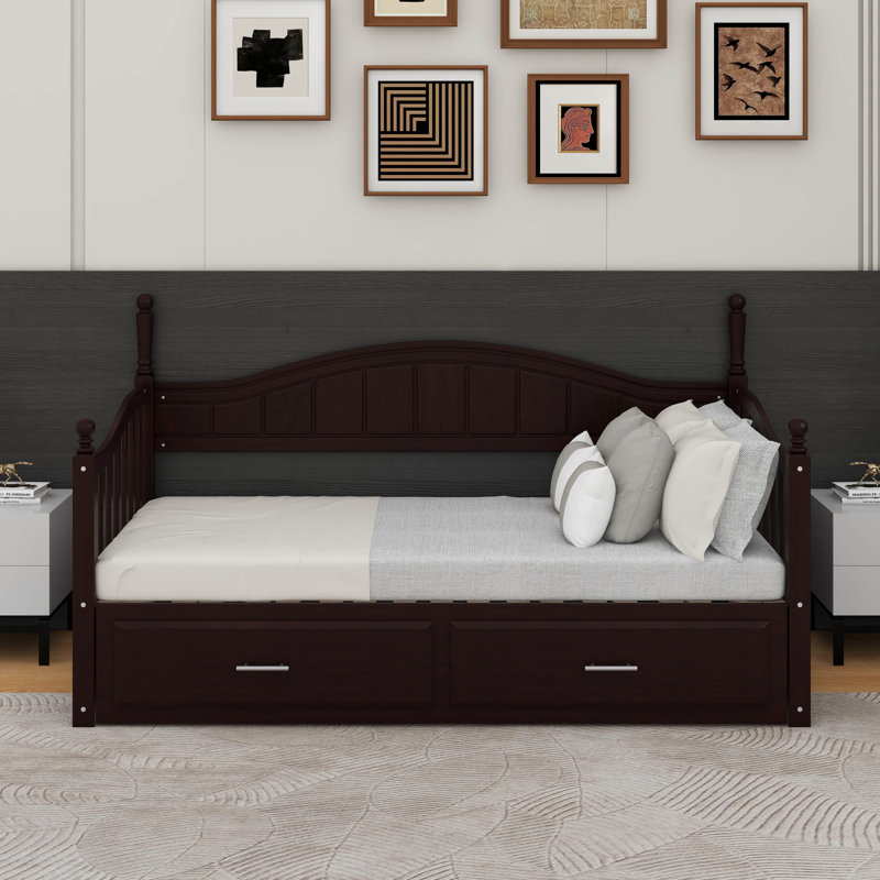 Lit de jour simple avec lit gigogne simple