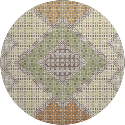 Premium Machine Washable Mayfield AMF2111 Geometric Rug