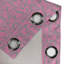 Rideau décoratif à œillets 2 panneaux Dakota Fields, 50 po x 96 po, rose et gris-1751773817
