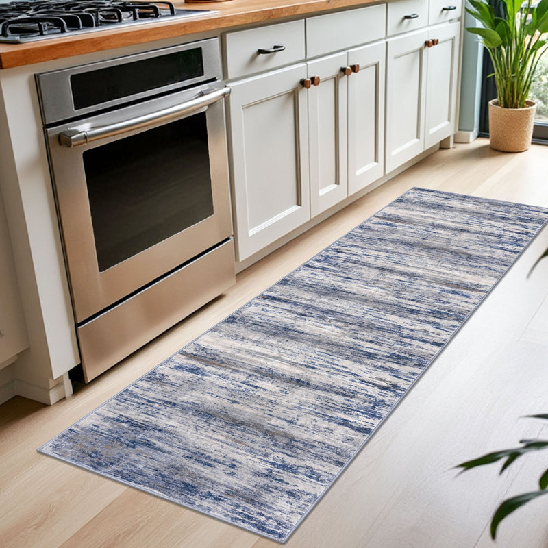 Machine Washable Runner Rug for Hallways 2x7 Pet Friendly Non-Slip Soft Kitchen Runner Rugs with Rubber Backing for Entryway Bedroom