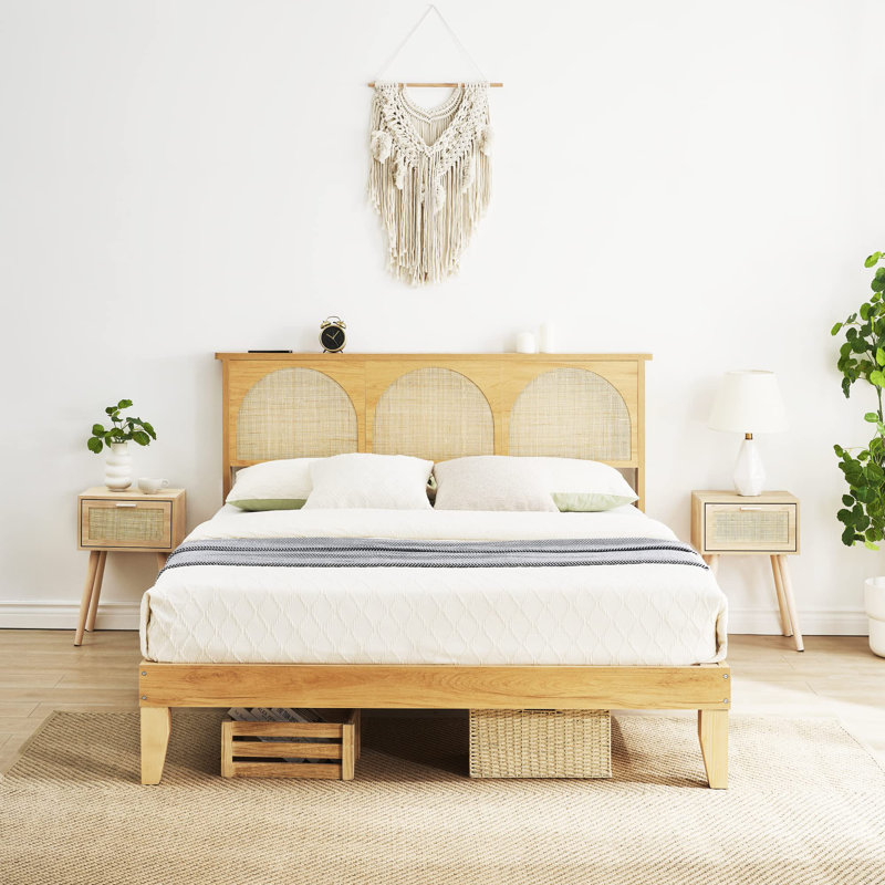 Batai 41.14" Bed Frame
