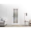 Porte française pleine prémontée 42 x 80 pouces Planum 2112 Verre dépoli blanc soie Panneau simple Cadre Moulures Poignée Portes robustes pour salle de bain et chambre-109782406-109782401