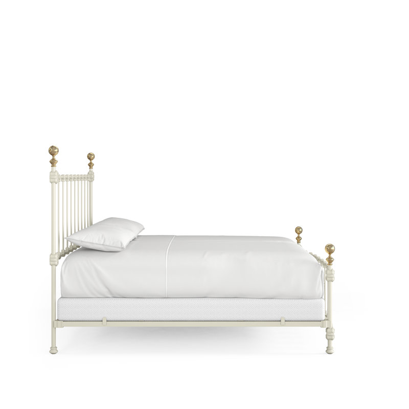 151 Palatial Bed | Complete Standard, King, Gunmetal/Antique Gold