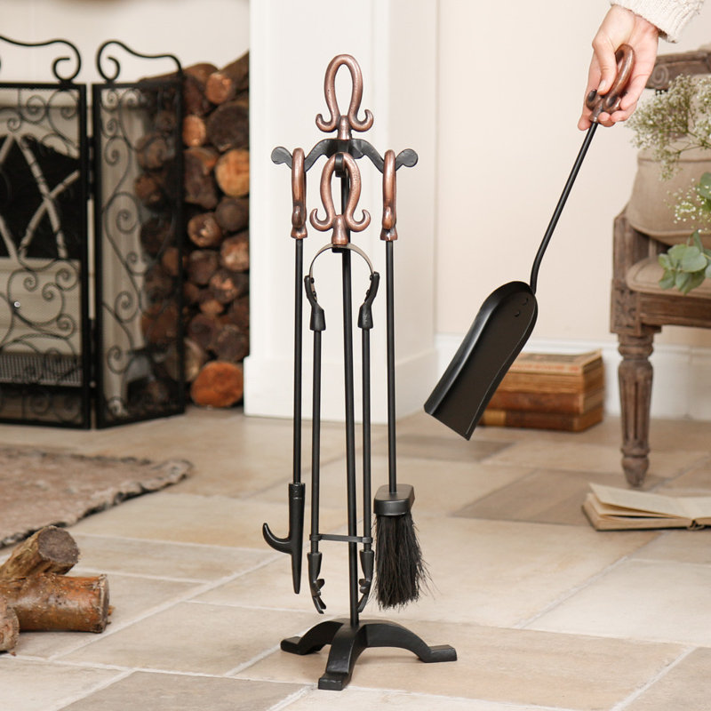Iron Fireplace Tool Set
