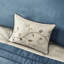 Élégant édredon grand bleu marine 7 pièces - Broderie enflammée beauté brodée-131220286-131220288