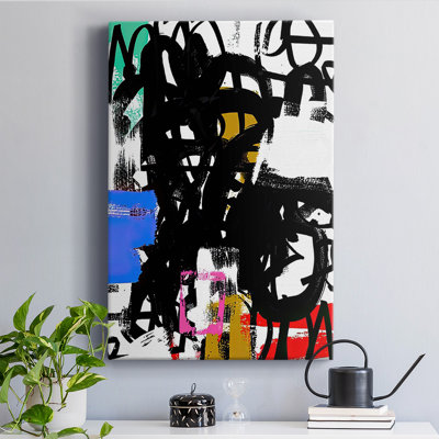Letra I - reproduction sur toile tendue