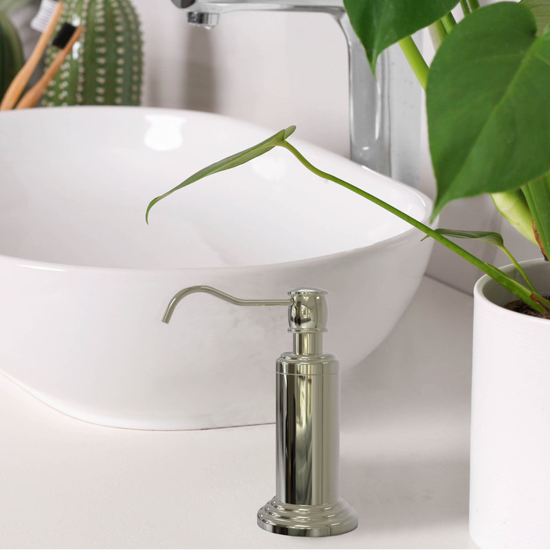 Distributeur de savon sur pied Beresford, Nickel poli