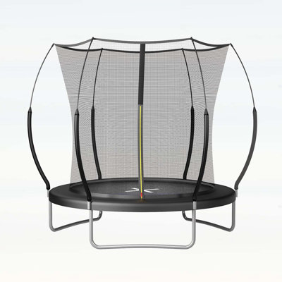 Trampoline 6 pi Springfree No Gap avec cordes élastiques pour un rebond doux et sécuritaire, idéal pour s'amuser en famille et faire de l'exercice