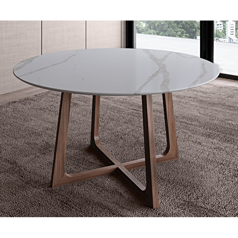 Table de salle à manger en bois massif Masha