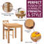 2 - Person Solid Oak Dining Set