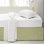 Jupe de lit en microfibre à densité de tissage 1500 fils et jupe de lit 14 po