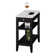 Carbin End Table with Drawer and Shelves