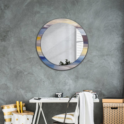 Huldar Glass Flat Wall Mirror