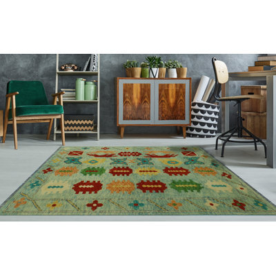Tapis bleu Balochi Kavisha Lt.
