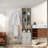 Antique White Slim Mdf Bookcase With Adjustable Storage For Home
