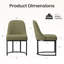 Chaise de salle à manger rembourrée Modern-1074133056