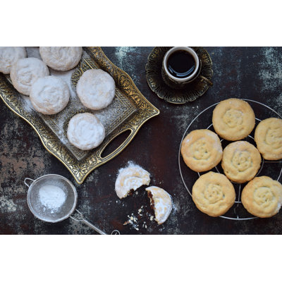 Sesame Shortbread - Wrapped Canvas Print