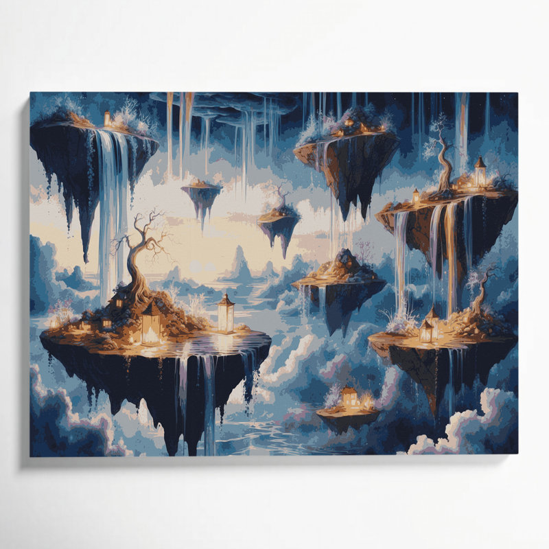 Art mural sur toile Sci Fi, H 20 po x l 30 po