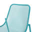 Chaises empilables, espace extérieur, l 26 po x P 22,26 po, chaises sarcelle à utiliser, stable, couleur