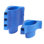 ECR4Kids Stackable Kiddie Cot Corner, Replacement Parts, Daycare Essentials, Blue, 4-Pack
