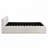 Upholstered Platform Bed With Plush Headboard & Footboard-421134410-427587928