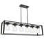 Luminaire suspendu 6 lumières pour îlot de cuisine Farmhouse