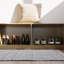 Banc de rangement de coin pour chaussures