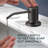 Black Kitchen Faucet with Soap Dispenser and Pull Down Sprayer