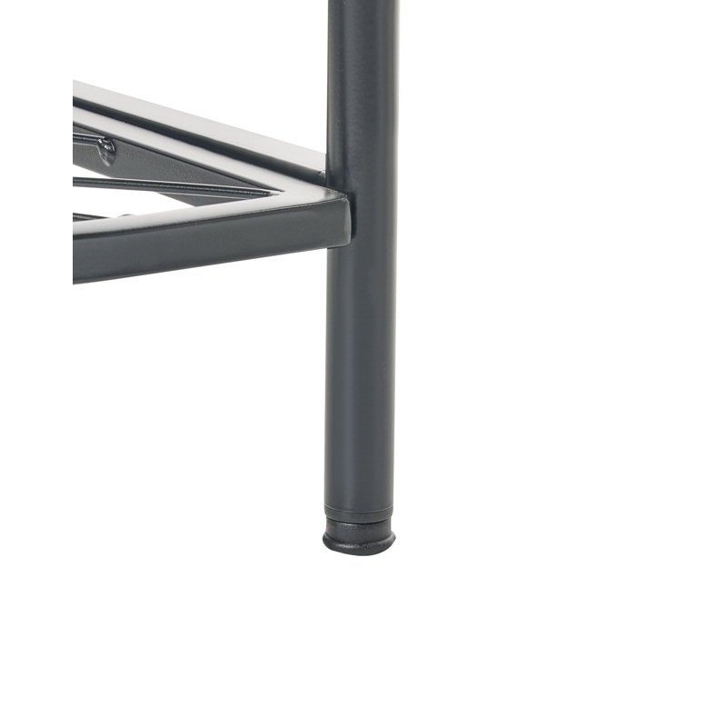 Steel Freestanding 6 - Hook Coat Rack, Black