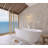 Fredericksburg 70'' x 33.5'' Soaking Acrylic Bathtub-108230022
