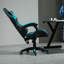 Inbox Zero Adjustable Reclining Ergonomic Faux Leather Swiveling PC & Racing Game Chair-913939515