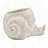 9.5X8.3X6" Decorative Sand And Cement Snail Planter With Textured Beige Finish-1987025373