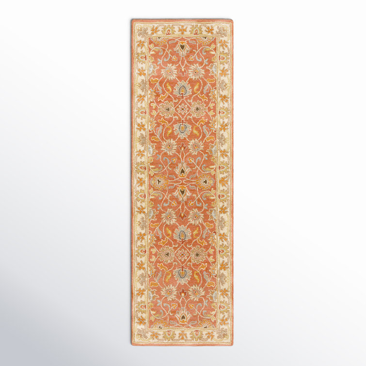 Arden Handmade Wool Orange Rug