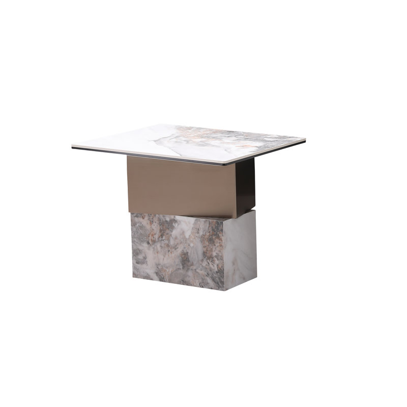 Table de bout en marbre Kinlen