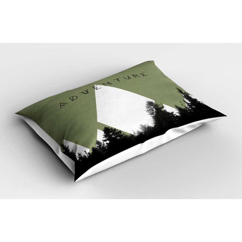Mountain Polyester Sham Set, Queen
