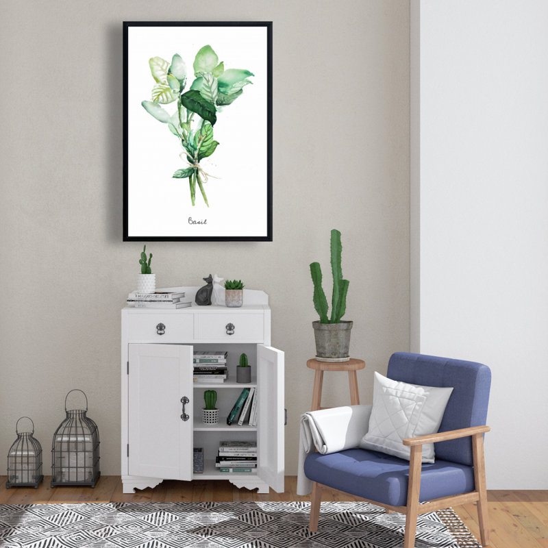 " Tied Up Basil Leaves Bundle - En "