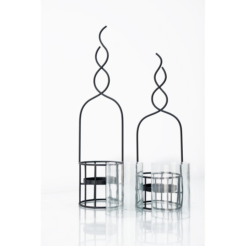 16.9'' H Iron Tabletop Votive Holder