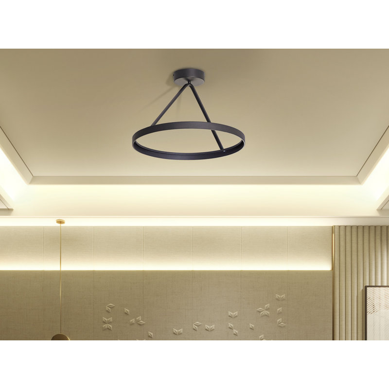 Himmel - Light Black LED Geometric Pendant
