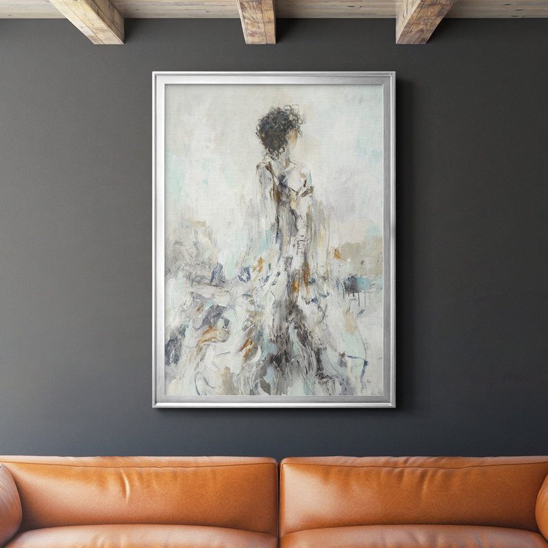 Romance romantique II - impression d'un cadre photo unique, Argent, H 36,5 po x l 26,5 po x P 1,25 po