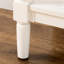 Table rétro avec tiroirs, option d'espace - console blanche patinée, polyvalente pour la maison