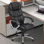 Fauteuil de direction pour fauteuil de bureau en cuir synthétique à hauteur ajustable et pivotant sur 360 degrés avec support lombaire pour la maison de bureau