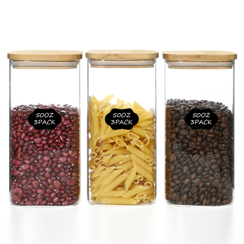 Glass Jar - Set of 3