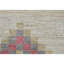 Chevron Area Rug in Beige/Rust