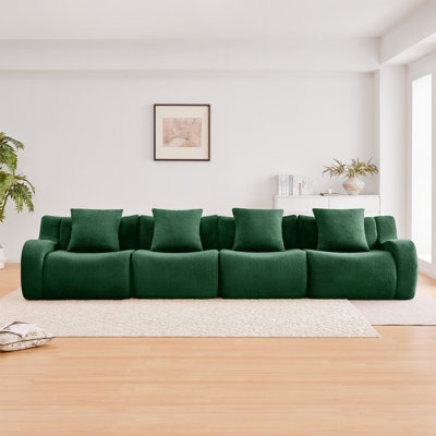Canapé modulaire sans assemblage en tissu de haute qualité sans assemblage pour les salons et les études