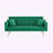 Ethyleen Twin 71.65'' Velvet Convertible Sofa-1574009551