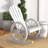 Wooden Rocking Chair, Adirondack Rocker Chair W/ Slatted Design And Oversized Back, Outdoor Rocking Chair With Wagon Wheel Armrest For Porch, Poolside, And Garden
