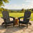 Folding Solid Wood Outdoor Lounge Chair with Embossed Grain, Weather Resistant Patio Seating for Garden, Backyard, Deck, Lawn, Pool Side, Comfortable Wide Seat with Tall Backrest, Durable Rustic Style Outdoor Relaxation Chair with Easy Assembly-129386376